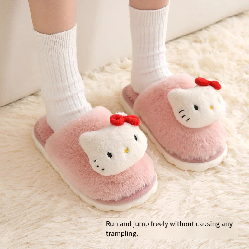 Hello Kittys Cotton Slippers Sanrios Girl Cute Home Indoor Bound Head Cotton Drag Keep Warm Kawaii Winter Children's Shoes
Hello Kittys Cotton Slippers Sanrios Girl Cute Home Indoor Bound Head Cotton Drag Keep Warm Kawaii Winter Children's Shoes