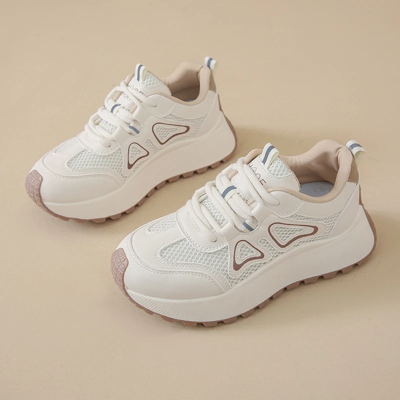 CRLAYDK Fashion Womens Chunky Sneakers Mesh Lace Up Trendy Shoes Platform Summer Casual Ladies Walking Comfort Trainer Tennis
CRLAYDK Fashion Womens Chunky Sneakers Mesh Lace Up Trendy Shoes Platform Summer Casual Ladies Walking Comfort Trainer Tennis