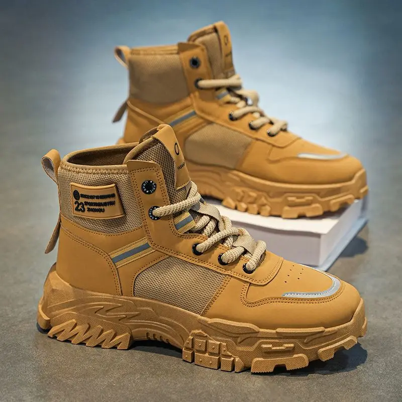Platform Male Shoes Winter Warm Lace Up Men's Boots Offers High Quality Footwear Fashion in Promotion New Original Deals Casual
Platform Male Shoes Winter Warm Lace Up Men's Boots Offers High Quality Footwear Fashion in Promotion New Original Deals Casual