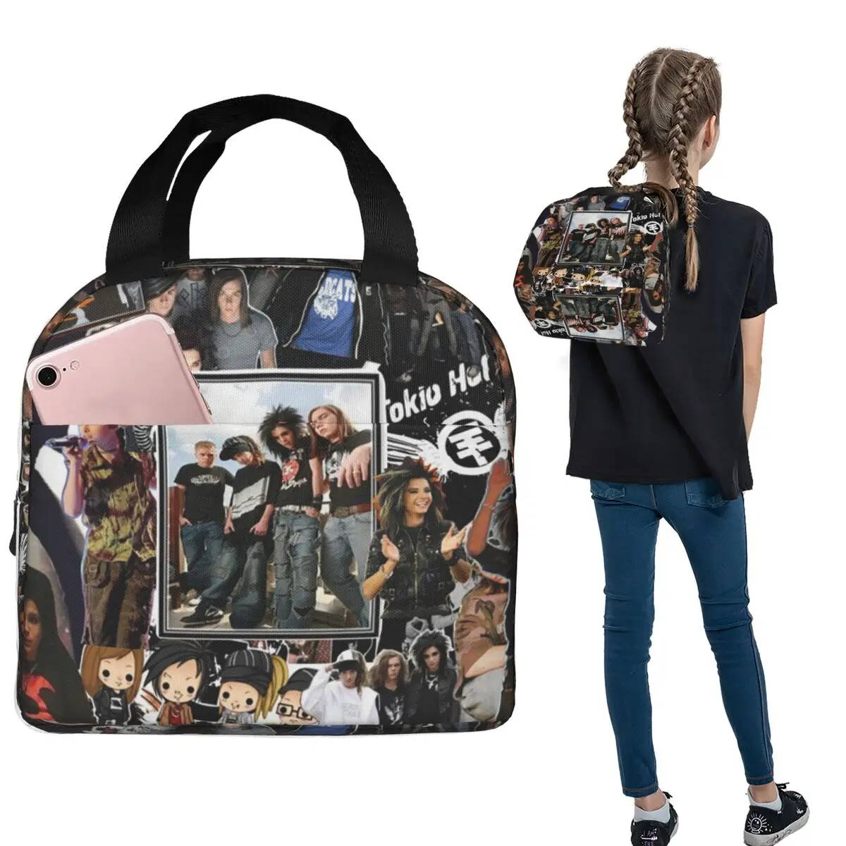 Tokio Hotel Emblem Insulated Lunch Bag for Women Children Leakproof Food Boxes Thermal Lunch Box Tote
Tokio Hotel Emblem Insulated Lunch Bag for Women Children Leakproof Food Boxes Thermal Lunch Box Tote
