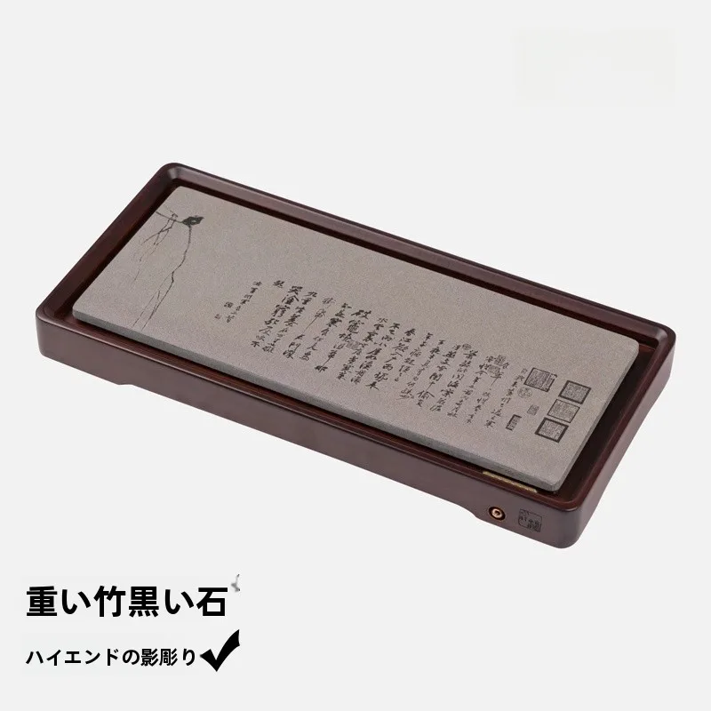 High-End Medium-Small Simple Drainage Black Stone Tea Tray Bamboo Dry Puffing Dish Wet And Dry Dual-Purpose Home Use
High-End Medium-Small Simple Drainage Black Stone Tea Tray Bamboo Dry Puffing Dish Wet And Dry Dual-Purpose Home Use