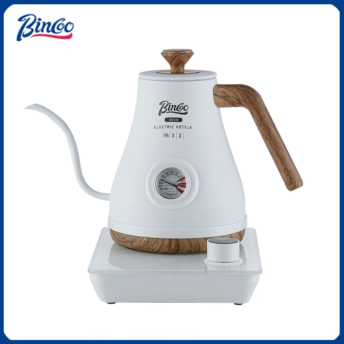 Bincoo Hand Brewed Coffee Pot Intelligent Temperature Control Electric Kettle Kettle Constant Household Coffee Tool 220V 800W 1L
Bincoo Hand Brewed Coffee Pot Intelligent Temperature Control Electric Kettle Kettle Constant Household Coffee Tool 220V 800W 1L