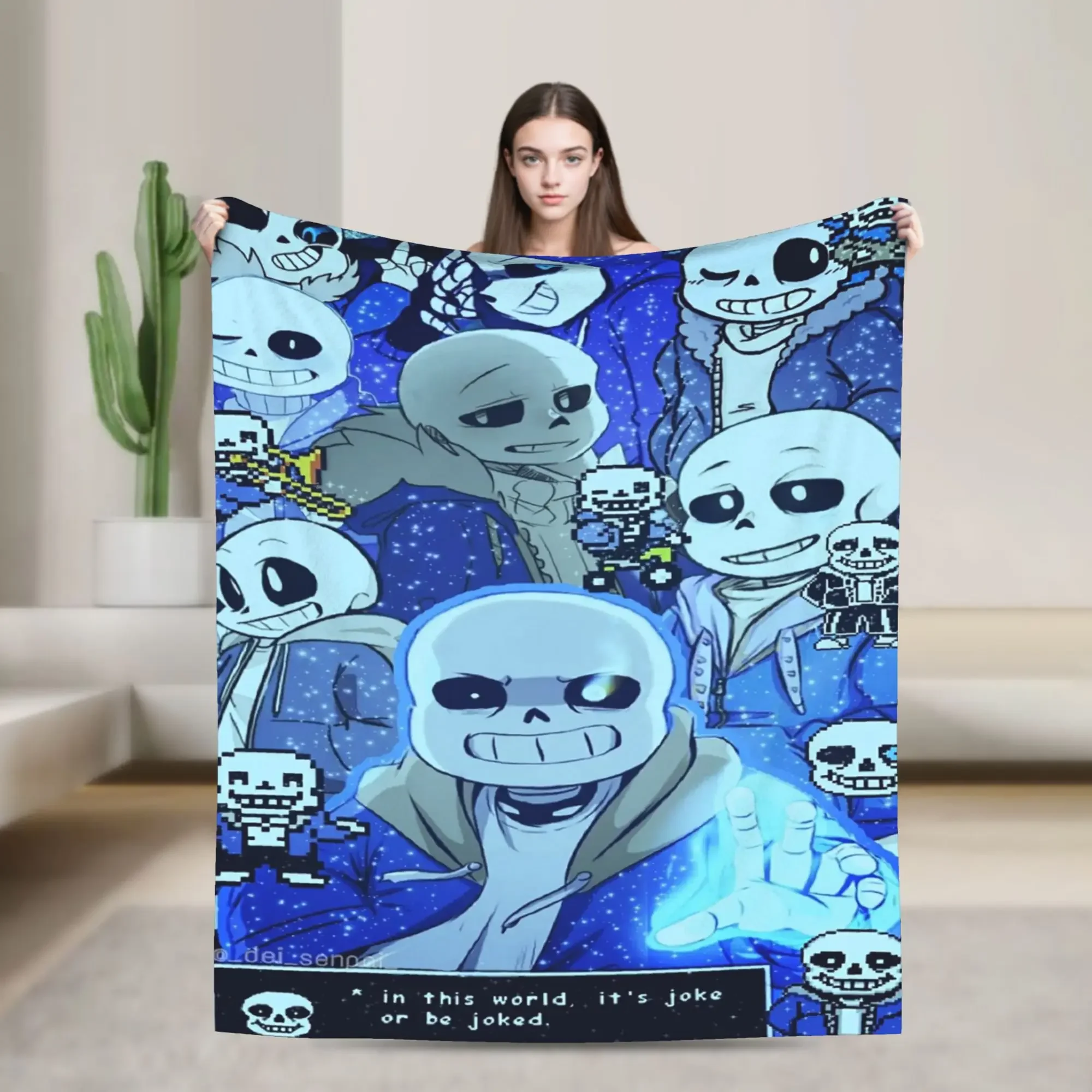 Undertale Sans Game Blanket Cover Flannel Soft Throw Blanket for Bed Bedspread
Undertale Sans Game Blanket Cover Flannel Soft Throw Blanket for Bed Bedspread