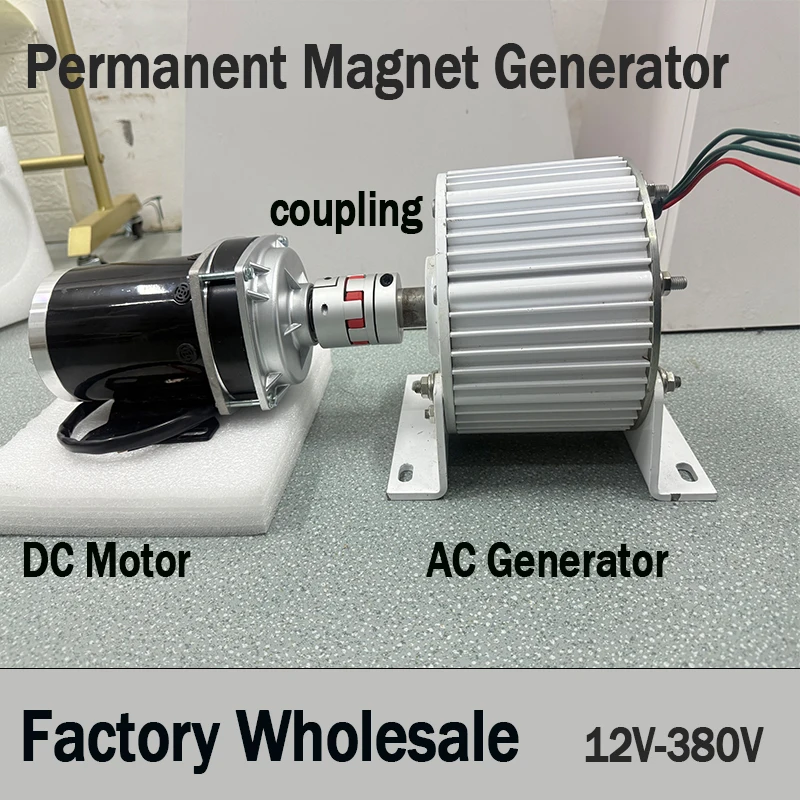 Low Speed Permanent Magnet Generator 110V 220V 380V10KW 20KW Dynamo 3 Phase AC Alternators Energy Unit With DC Motor Drive
Low Speed Permanent Magnet Generator 110V 220V 380V10KW 20KW Dynamo 3 Phase AC Alternators Energy Unit With DC Motor Drive