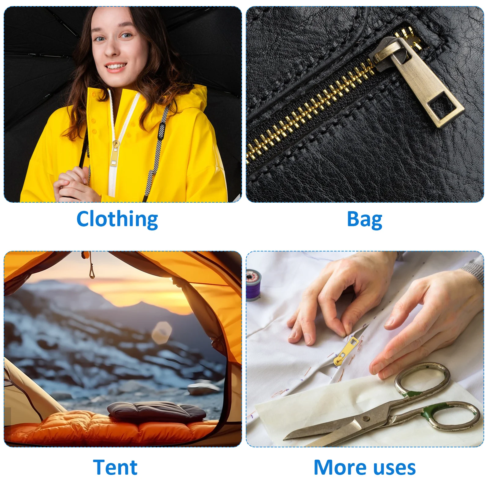 1 set 1 Set Repair Kit 3 5 8 Size Zipper Pull Replacement Sliders Stops Chains For Jackets Bags Shoes Zipper Repair Tool
1 set 1 Set Repair Kit 3 5 8 Size Zipper Pull Replacement Sliders Stops Chains For Jackets Bags Shoes Zipper Repair Tool