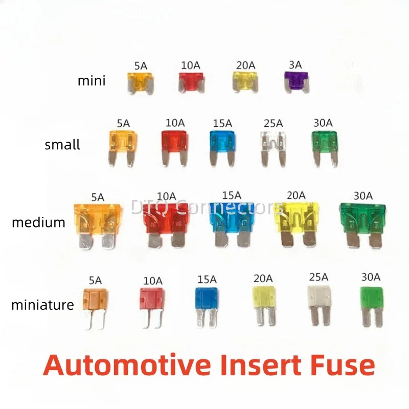100/50pcs Micro Car Fuses Automotive Blade Type Mini Fuse Assortment Blade Fuse Set 1A 2A 3A 5A 7.5A 10A 15A 20A 25A 30A 35A 40A
100/50pcs Micro Car Fuses Automotive Blade Type Mini Fuse Assortment Blade Fuse Set 1A 2A 3A 5A 7.5A 10A 15A 20A 25A 30A 35A 40A