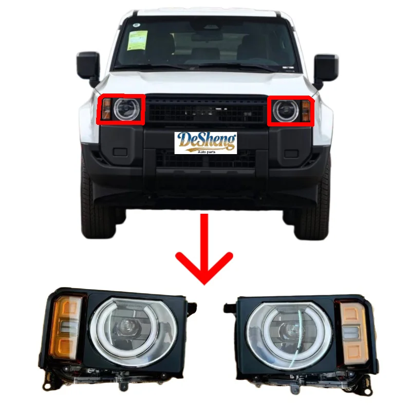 High-quality, Durable for BX,LC250 Headlight Assemblies; High-brightness LED Headlights; Damage-free Installation
High-quality, Durable for BX,LC250 Headlight Assemblies; High-brightness LED Headlights; Damage-free Installation