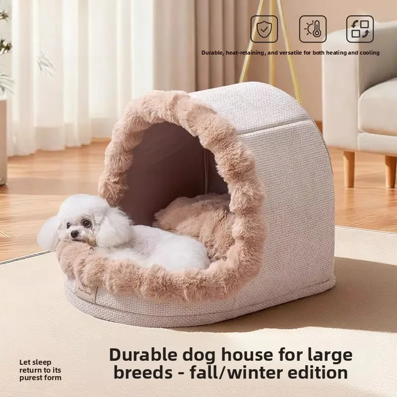 Washable Winter Dog Bed Enclosed Warm Pet House for Cats Dogs All Seasons
Washable Winter Dog Bed Enclosed Warm Pet House for Cats Dogs All Seasons