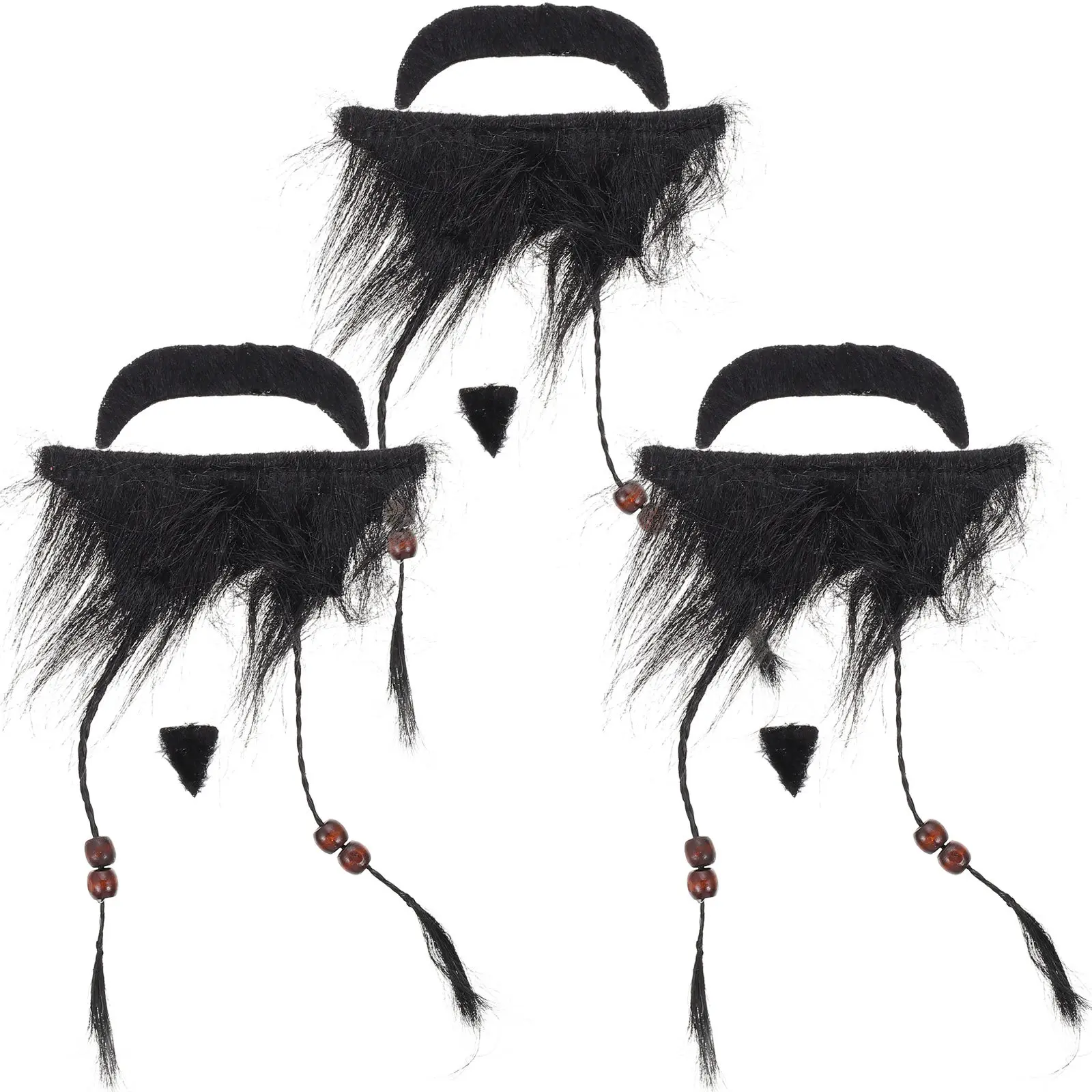 3Pcs Premium Fake Pirate Beard Set Comfortable Skin-Friendly Lightweight Cosplay Costume Accessories Party Supplies Halloween
3Pcs Premium Fake Pirate Beard Set Comfortable Skin-Friendly Lightweight Cosplay Costume Accessories Party Supplies Halloween