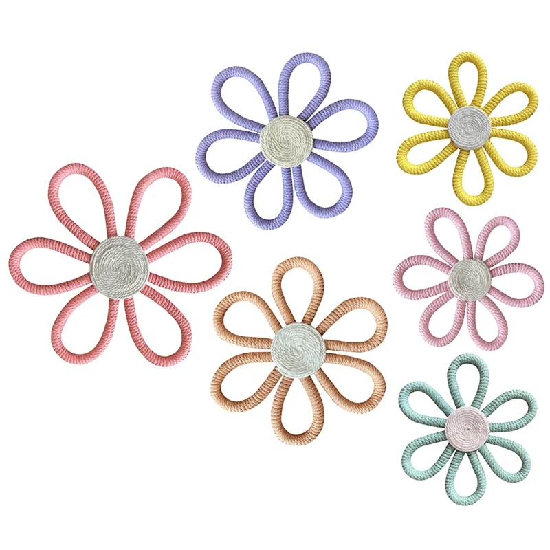 Boho Decor Daisy Flower Woven Macrame Wall Hanging Rope Handmade Woven Wall Ornament Girl Room Flower Hanging Pendant
Boho Decor Daisy Flower Woven Macrame Wall Hanging Rope Handmade Woven Wall Ornament Girl Room Flower Hanging Pendant