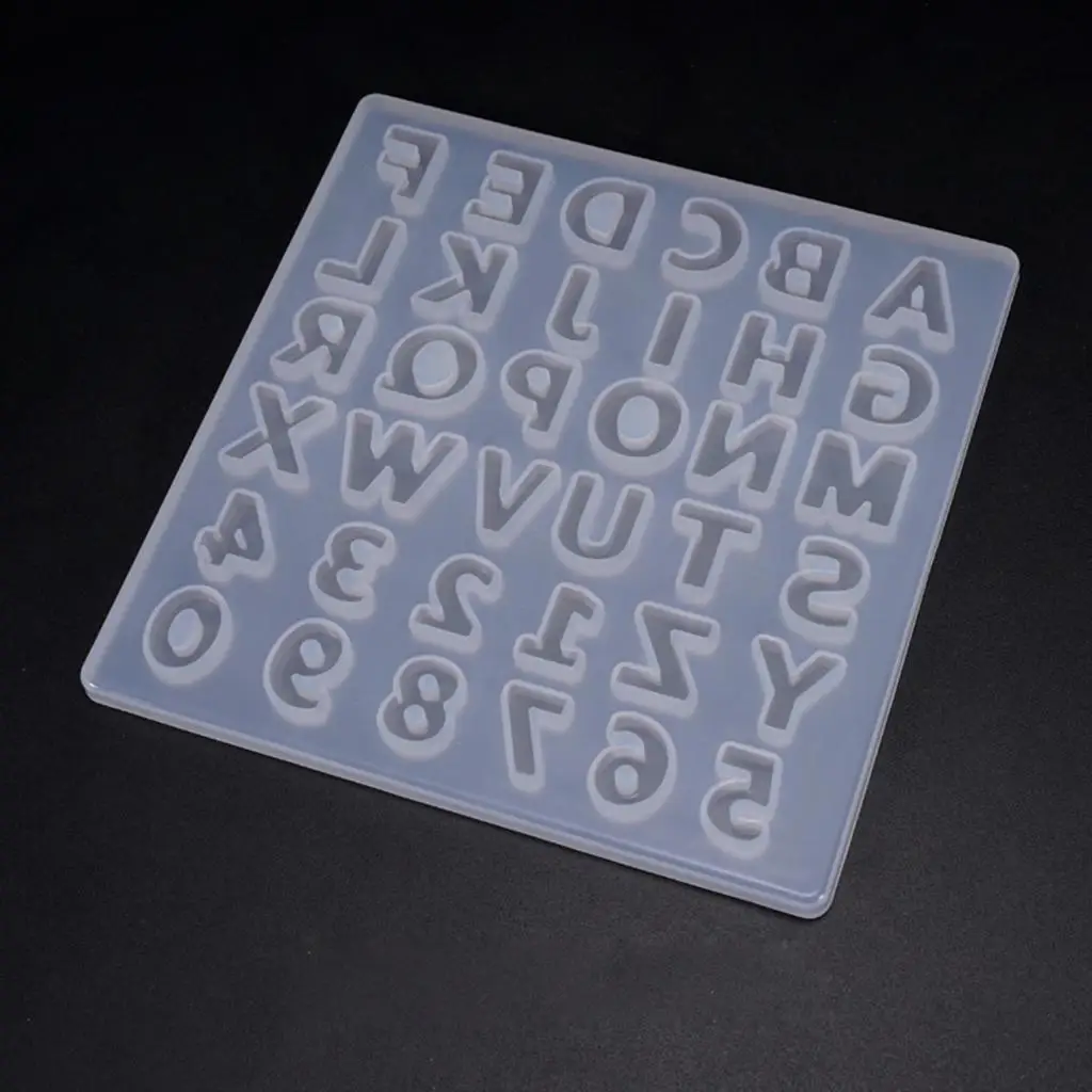 Food Grade Silicone Fondant Mold Alphabet Numbers Chocolate Candy Cake Baking Mold for Resin Crafts
Food Grade Silicone Fondant Mold Alphabet Numbers Chocolate Candy Cake Baking Mold for Resin Crafts
