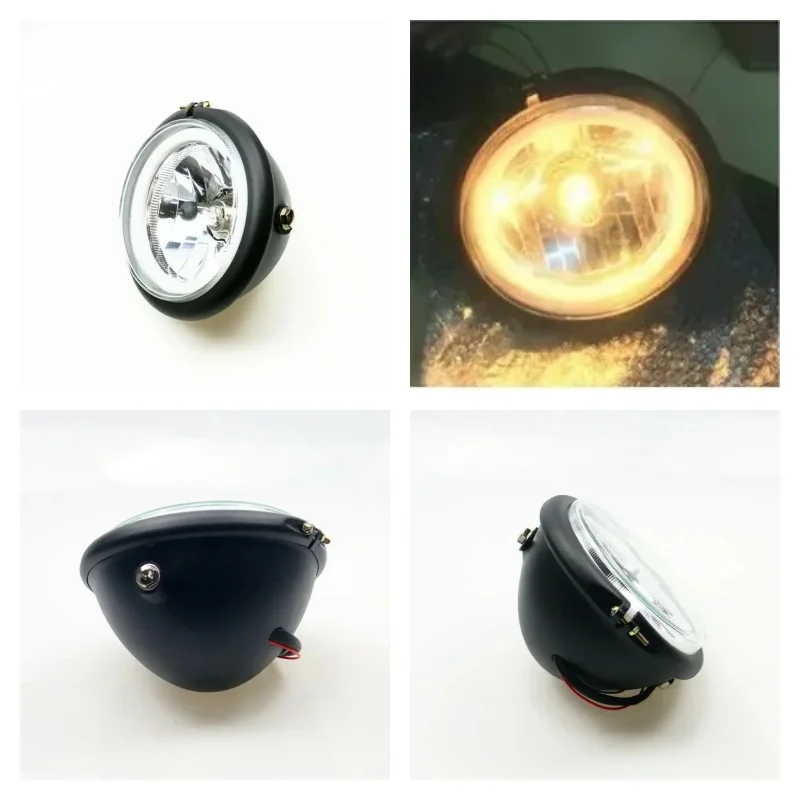 Янтарная универсальная боковая фара дальнего/ближнего света в стиле ретро для кафе Racer Cruiser VN
Янтарная универсальная боковая фара дальнего/ближнего света в стиле ретро для кафе Racer Cruiser VN