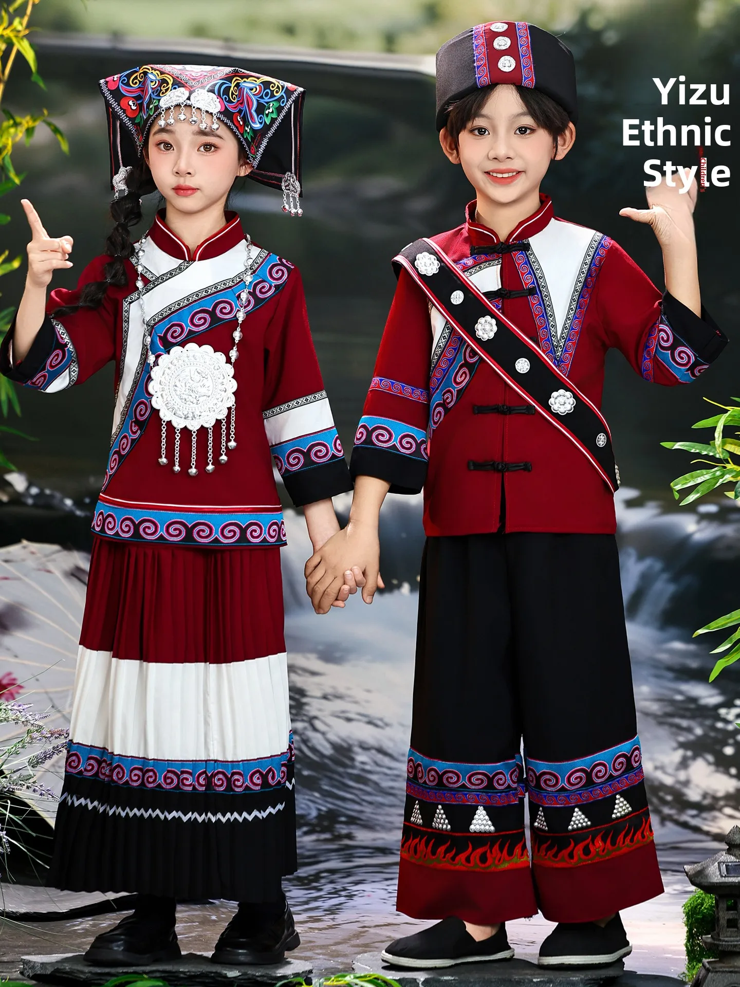 Children's Ethnic Clothing Nationali Boys And Girls Clothing Yunnan Sichuan Liangan Ethnic Costumes Guangxi Sanmasee L...
Children's Ethnic Clothing Nationali Boys And Girls Clothing Yunnan Sichuan Liangan Ethnic Costumes Guangxi Sanmasee L...