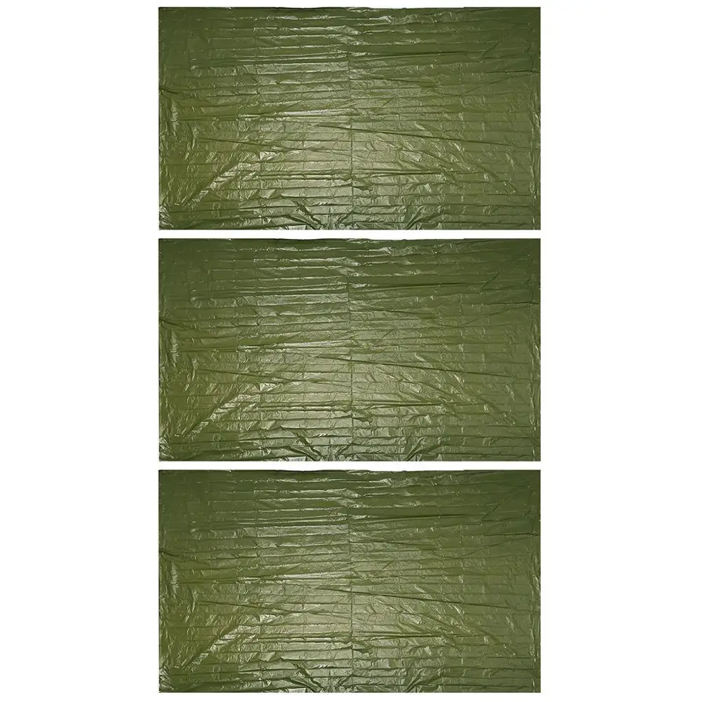 3Pcs Emergency Thermal Blanket Survival Kit Waterproof Camping Warm Reflective Film Outdoor First Aid Sun Protection
3Pcs Emergency Thermal Blanket Survival Kit Waterproof Camping Warm Reflective Film Outdoor First Aid Sun Protection