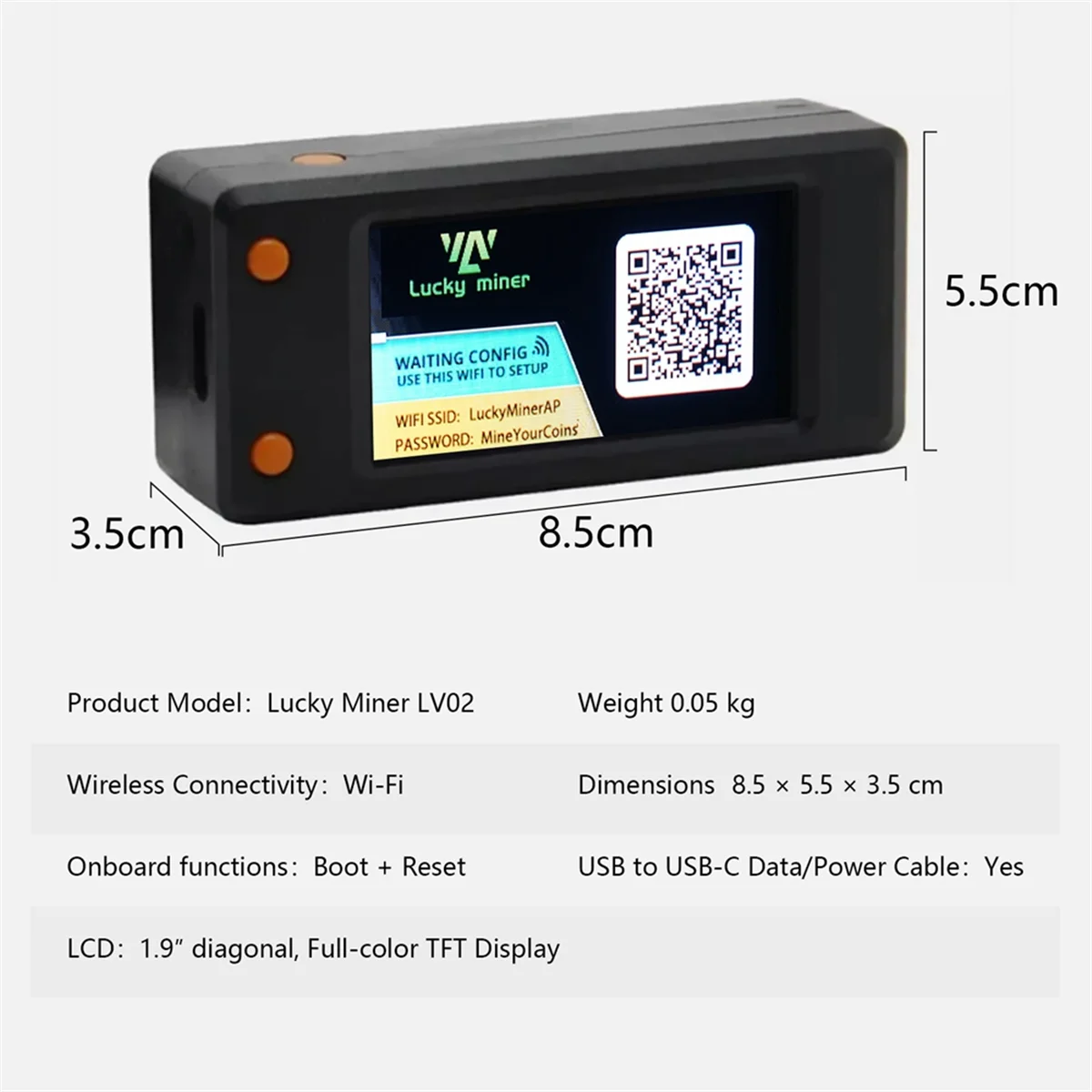 B64CFor Lucky Miner LV02 Bitcoin Miner 74KH/S SHA256 BTC SOLO Miner Lottery Device Crypto Miner ASIC Mining Silent Miner
B64CFor Lucky Miner LV02 Bitcoin Miner 74KH/S SHA256 BTC SOLO Miner Lottery Device Crypto Miner ASIC Mining Silent Miner