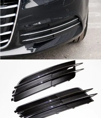 Front Fog Bumper Grill Replacement Cover with Chrome Trim Audi A6 C7 2012-2013
Front Fog Bumper Grill Replacement Cover with Chrome Trim Audi A6 C7 2012-2013
