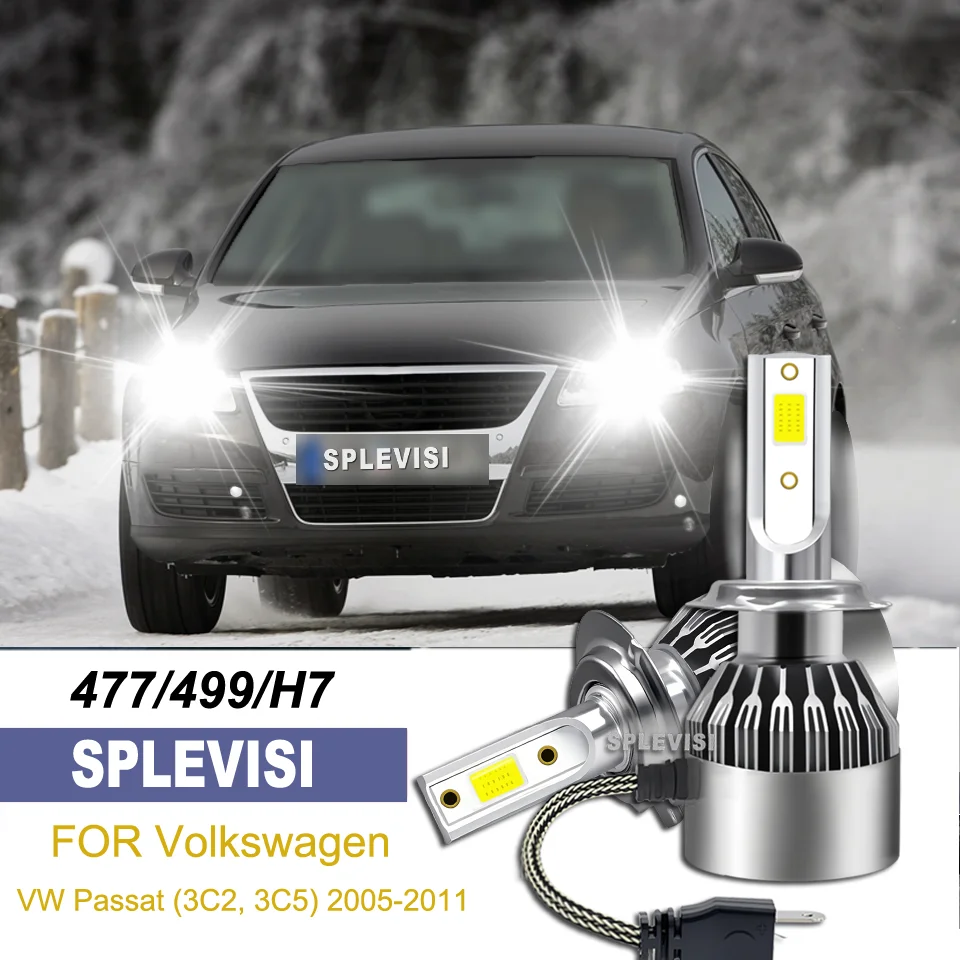477/499 Replace Halogen 2Pcs Waterproof Car led Headlight Set Reliable Performance For Volkswagen VW Passat (3C2, 3C5) 2005-2011
477/499 Replace Halogen 2Pcs Waterproof Car led Headlight Set Reliable Performance For Volkswagen VW Passat (3C2, 3C5) 2005-2011