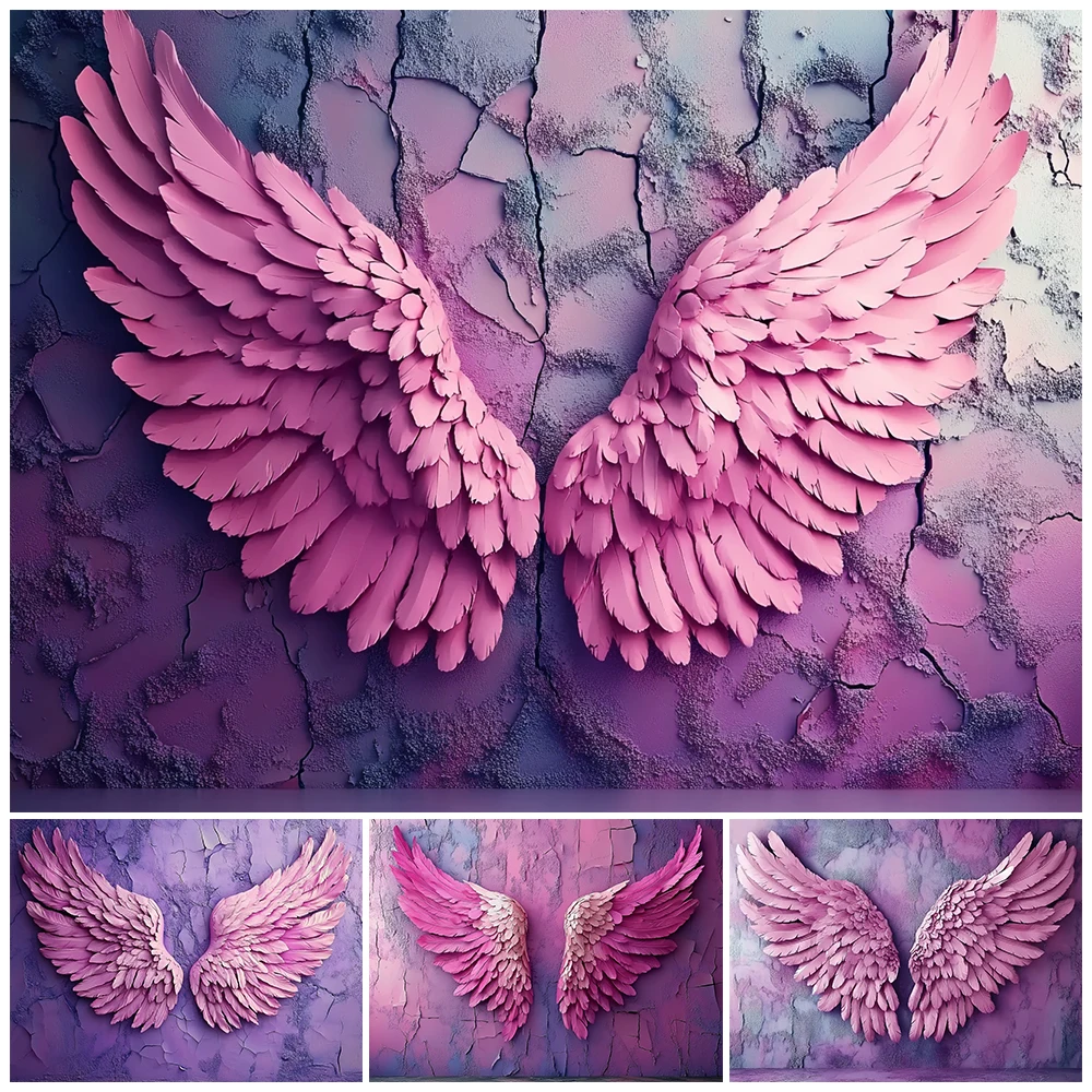 Mocsicka Photography Background Pink Wings Art Wallpaper Decor Adult Kid Birthday Portrait Photo Backdrop Studio Shooting Banner
Mocsicka Photography Background Pink Wings Art Wallpaper Decor Adult Kid Birthday Portrait Photo Backdrop Studio Shooting Banner
