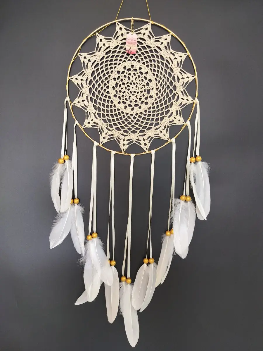 Girl Child Birthday Gift Gold Plating Metal Circle Dream Catchers Giant Personalized Dreamcatcher Presents From Mom To Daughters
Girl Child Birthday Gift Gold Plating Metal Circle Dream Catchers Giant Personalized Dreamcatcher Presents From Mom To Daughters