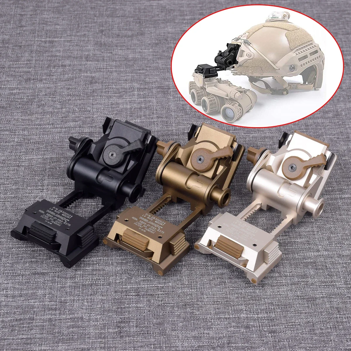 Wilcox, металлический держатель для шлема L4 G24 L4G24 NVG, кронштейн для PVS15 PVS18 GPNVG18, детали для очков ночного видения с J-образным рычагом
Wilcox, металлический держатель для шлема L4 G24 L4G24 NVG, кронштейн для PVS15 PVS18 GPNVG18, детали для очков ночного видения с J-образным рычагом