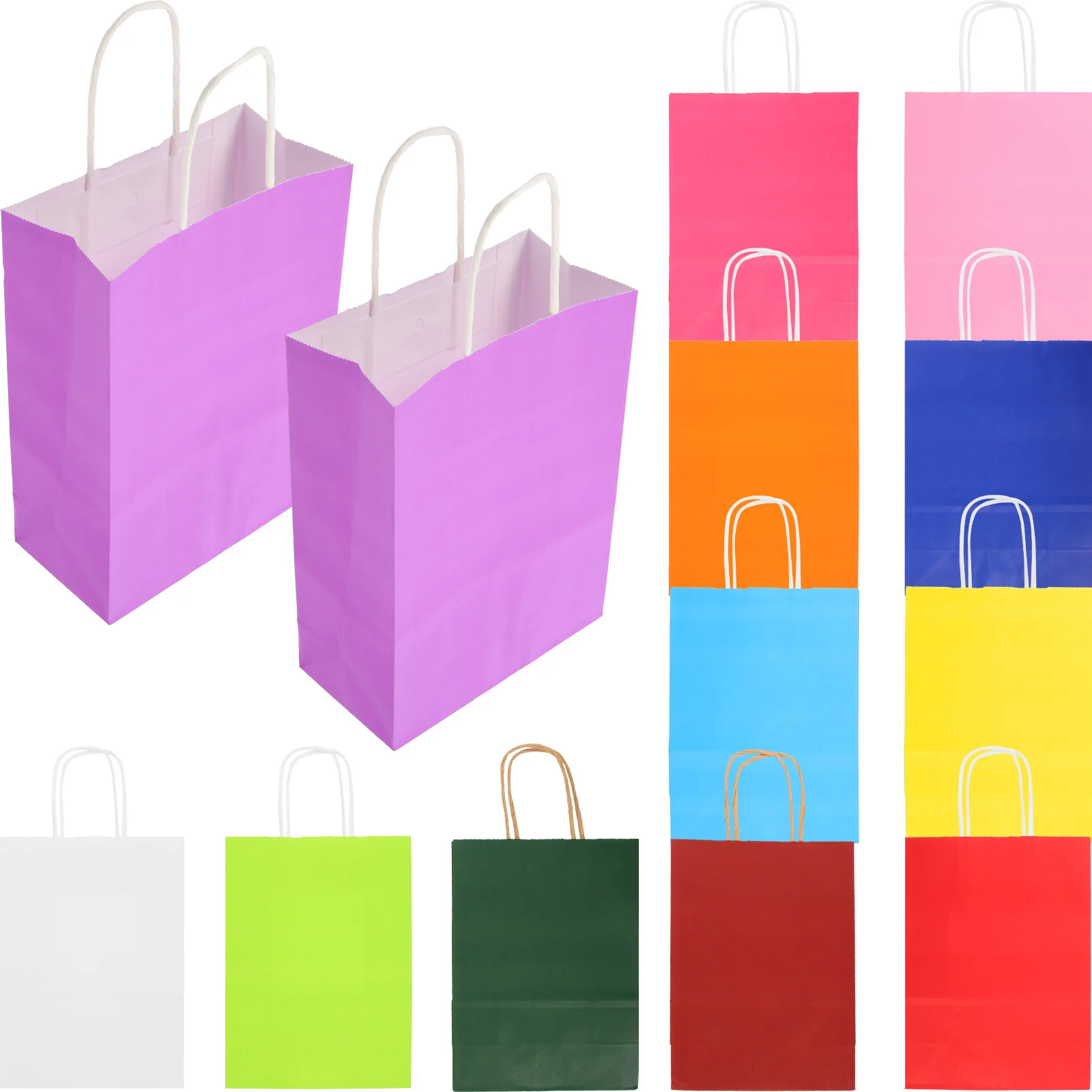 24 Pcs Simple Packing Gift Packing Tote With H For Paper Goodies Bags Party Holiday Paper Gift Bags Storage
24 Pcs Simple Packing Gift Packing Tote With H For Paper Goodies Bags Party Holiday Paper Gift Bags Storage