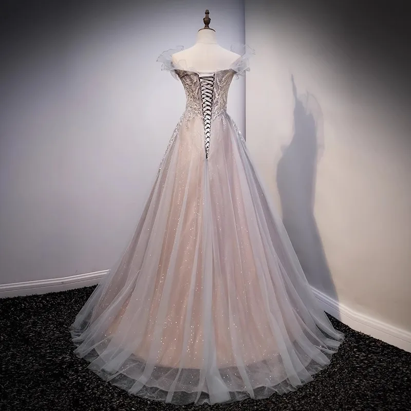 Evening Dress Female 2026New Style Temperament Colorful Yarn High End One Shoulder Tail Host Dreamy Forest Series Vocal Art Exam
Evening Dress Female 2026New Style Temperament Colorful Yarn High End One Shoulder Tail Host Dreamy Forest Series Vocal Art Exam