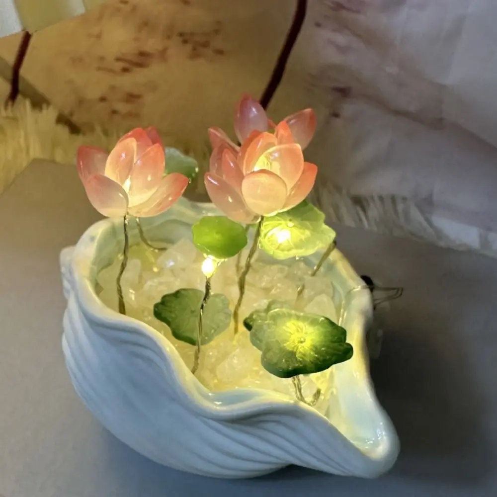 Glass Material Sea Shell Glass Lotus Small Size Sea Shell Shape Small Night Lamp Lotus Design Night Light Function
Glass Material Sea Shell Glass Lotus Small Size Sea Shell Shape Small Night Lamp Lotus Design Night Light Function