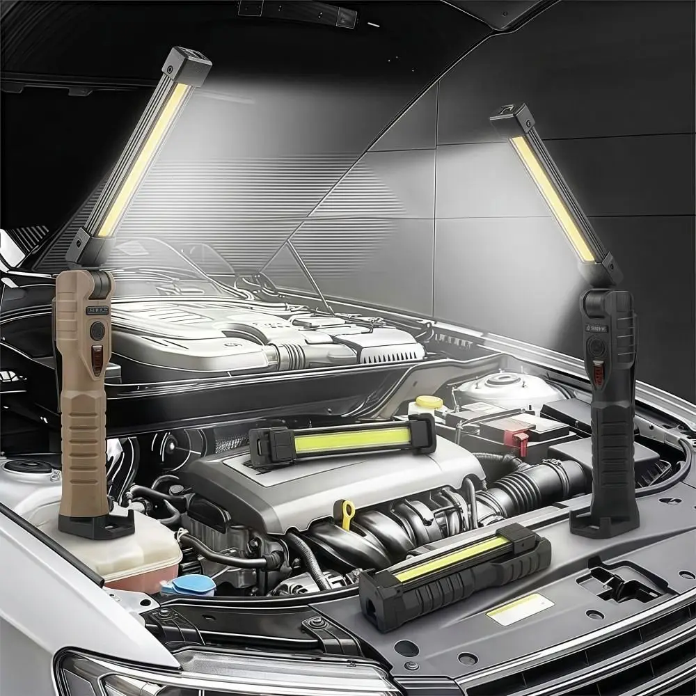 professional Folding Work Light COB LED Magnetic Base Flashlight Metal Hook USB Rechargeable Inspection Lamp Work Lighting
professional Folding Work Light COB LED Magnetic Base Flashlight Metal Hook USB Rechargeable Inspection Lamp Work Lighting