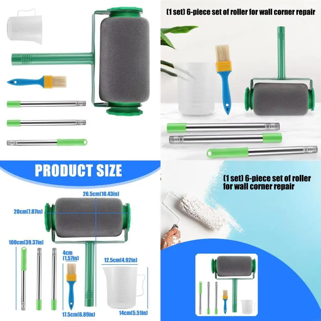 Complete Painting Collection possesses Roller Brush Cup And 2 Different Size Rods
Complete Painting Collection possesses Roller Brush Cup And 2 Different Size Rods