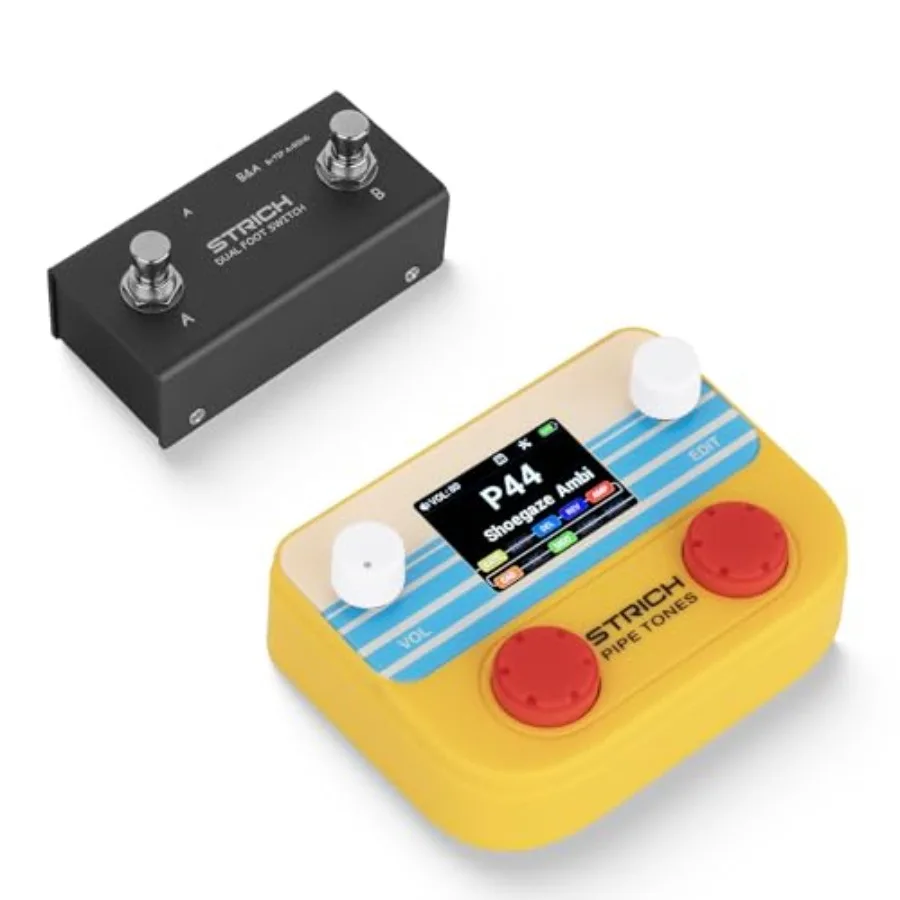 Guitar and bass pocket multi-effects processor with foot pedal: 10 modules, 125 effects, 40s looper, 100 drum patterns, USB aud
Guitar and bass pocket multi-effects processor with foot pedal: 10 modules, 125 effects, 40s looper, 100 drum patterns, USB aud