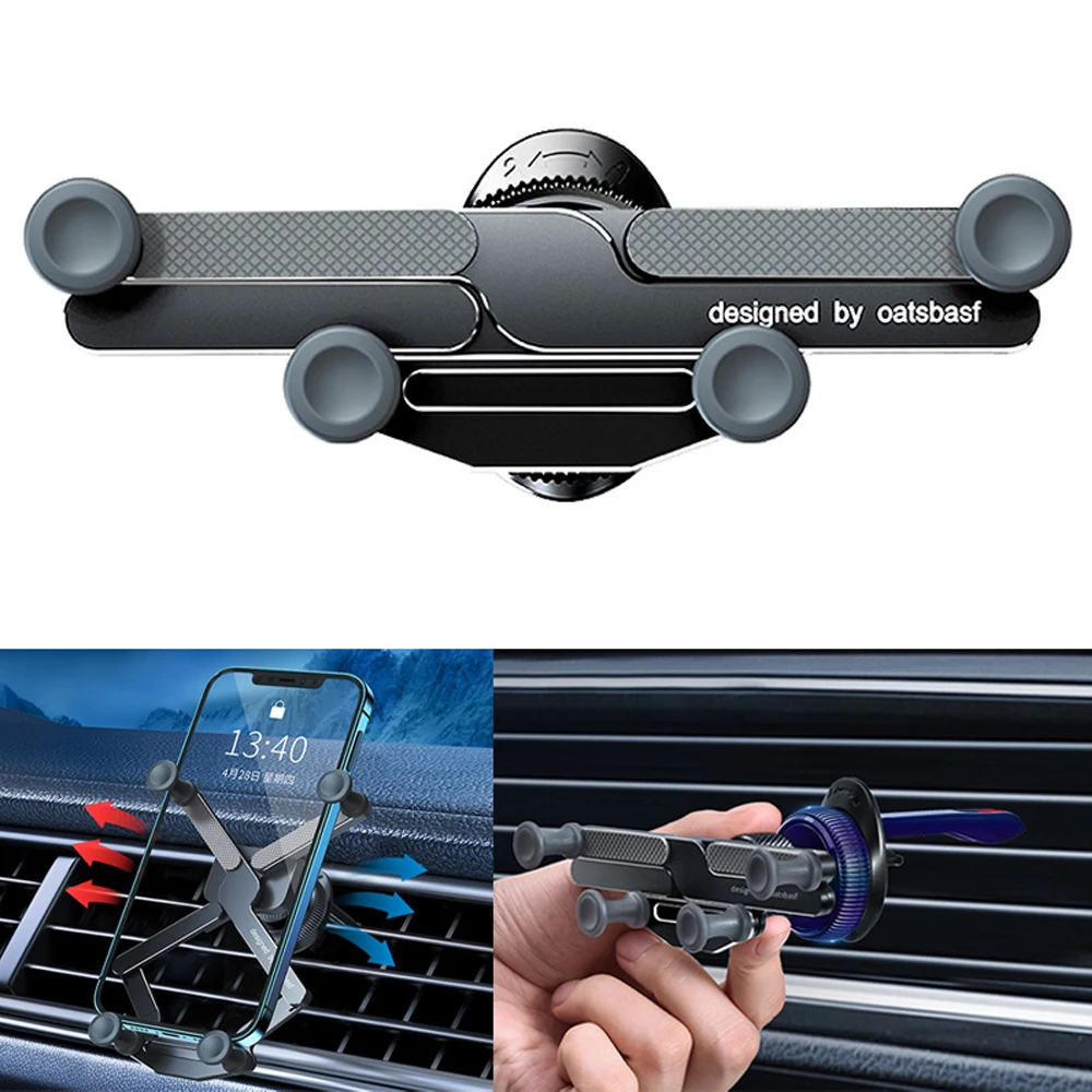 Mini Folding Aluminum Alloy Car Phone Holder Automatic Locking Gravity Phone Bracket for Air Vent Mount Phone Holder
Mini Folding Aluminum Alloy Car Phone Holder Automatic Locking Gravity Phone Bracket for Air Vent Mount Phone Holder