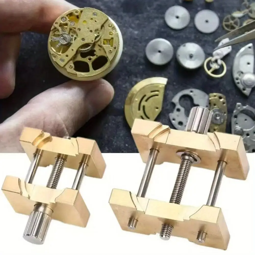 Multi-functional Watch Movement Holder Universal Brass Material Watch Repair Tools Maintenance Tool Repair Tool
Multi-functional Watch Movement Holder Universal Brass Material Watch Repair Tools Maintenance Tool Repair Tool