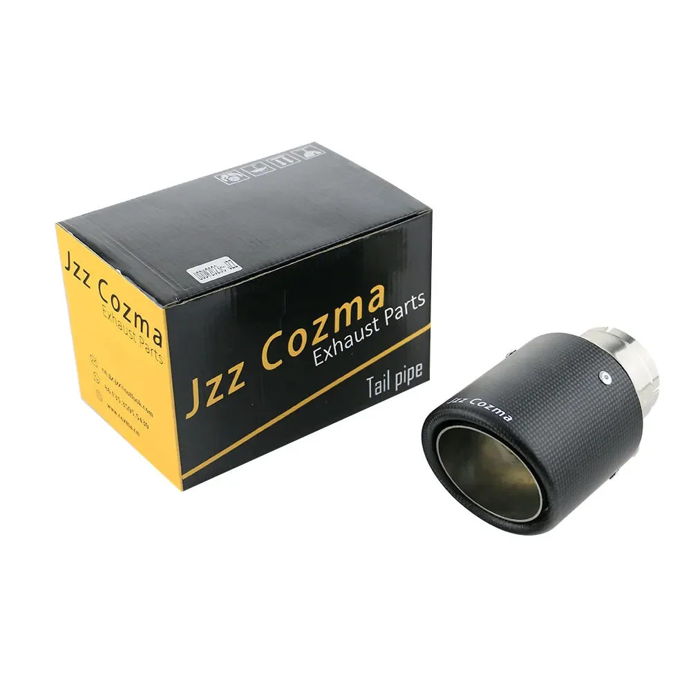 67mm Exhaust Tip 4'' outlet rolled Carbon Fiber Matte Black Straight End Tail Pipe with clamp
67mm Exhaust Tip 4'' outlet rolled Carbon Fiber Matte Black Straight End Tail Pipe with clamp