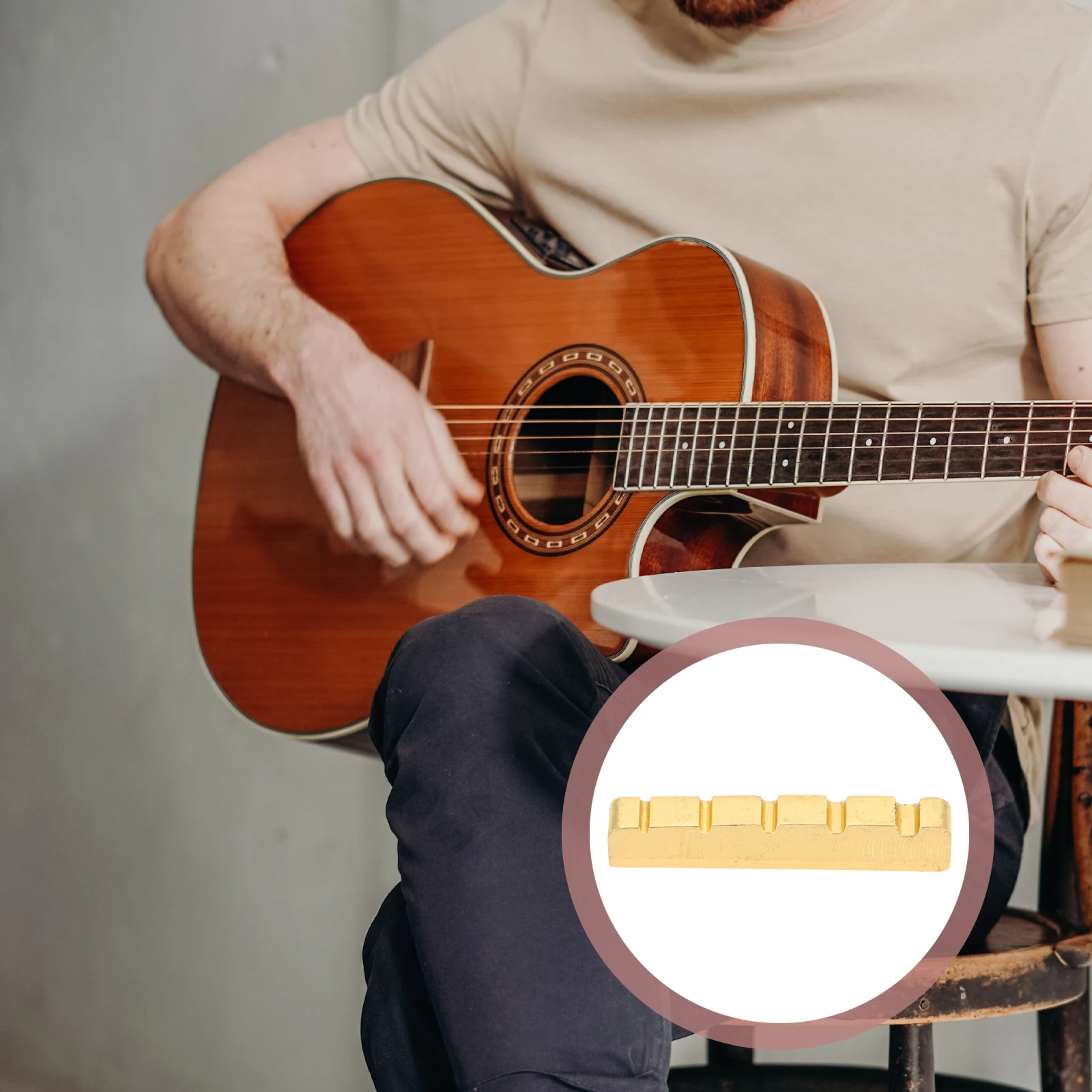 Electric Bass Nut Bridge Adjustment Component Guitar Accessories Brass Replace Nuts
Electric Bass Nut Bridge Adjustment Component Guitar Accessories Brass Replace Nuts