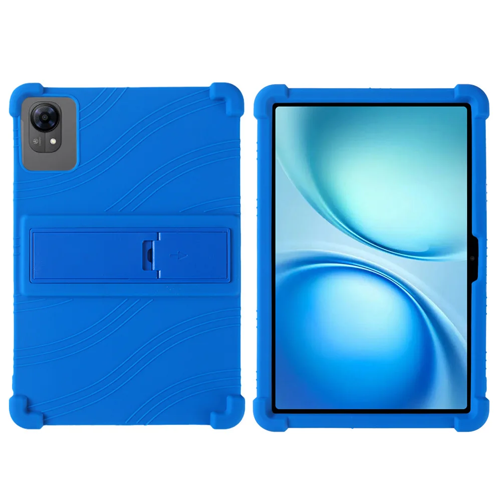 For Doogee Tab G5 Tablet Case Adjustable Kickstand Silicone Tablet Protective Cover - Dark Blue
For Doogee Tab G5 Tablet Case Adjustable Kickstand Silicone Tablet Protective Cover - Dark Blue