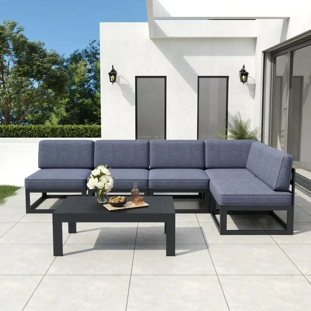 Aluminum Patio Furniture Set with Coffee Table, Metal Outdoor Conversation Sofa Set with Seating Cushions, Garden Furniture Sets
Aluminum Patio Furniture Set with Coffee Table, Metal Outdoor Conversation Sofa Set with Seating Cushions, Garden Furniture Sets