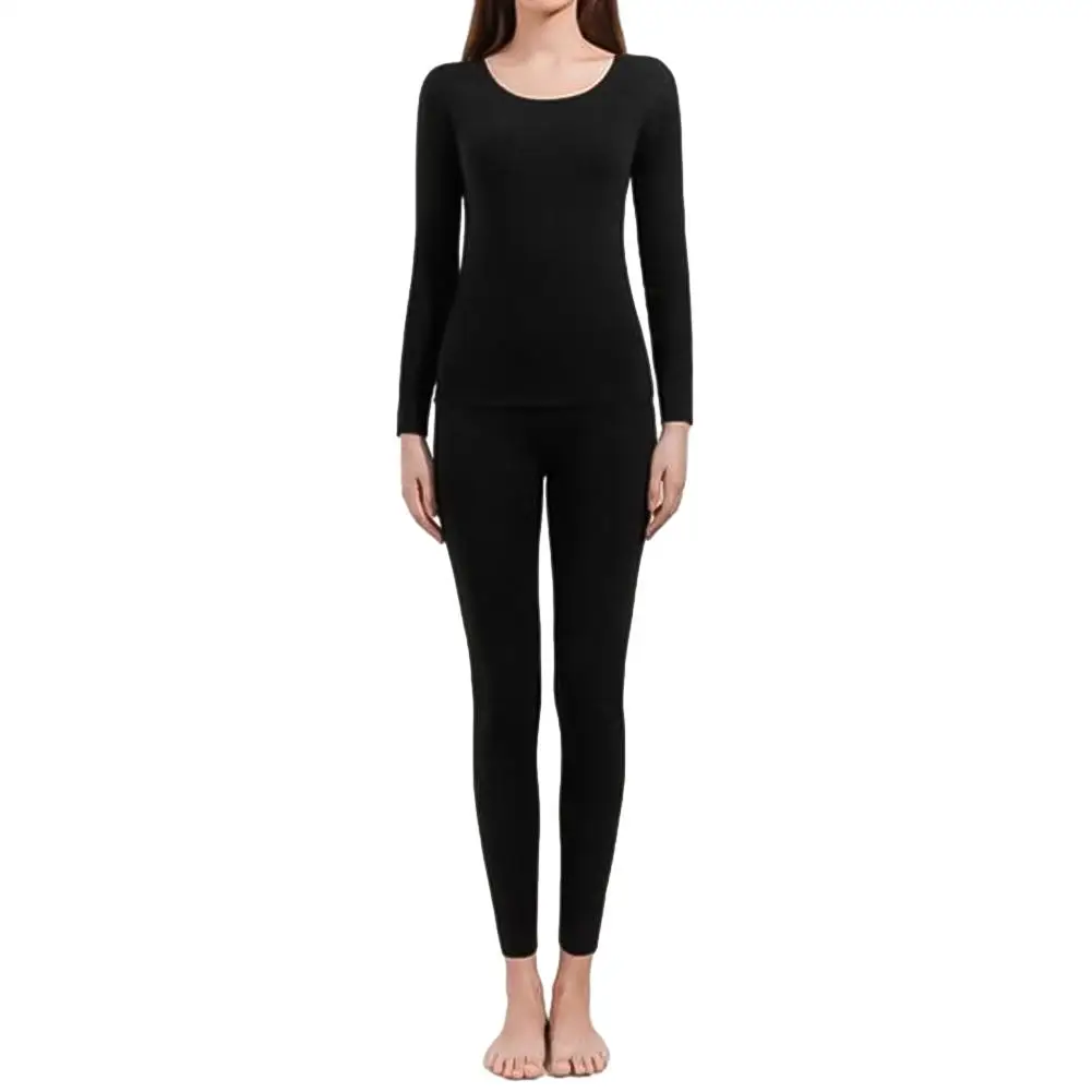 Women Thermal Underwear T-Shirt Top+Long Pants Winter New Thick Thermo Shape Base Layer Skin-Friendly Warm Clothes 2pcs/Set
Women Thermal Underwear T-Shirt Top+Long Pants Winter New Thick Thermo Shape Base Layer Skin-Friendly Warm Clothes 2pcs/Set