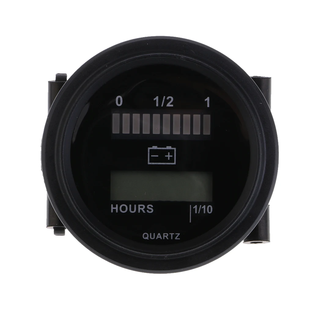 12v/24v Marine Engine Hour Meter W/ Battery Indicator Charge "
12v/24v Marine Engine Hour Meter W/ Battery Indicator Charge "