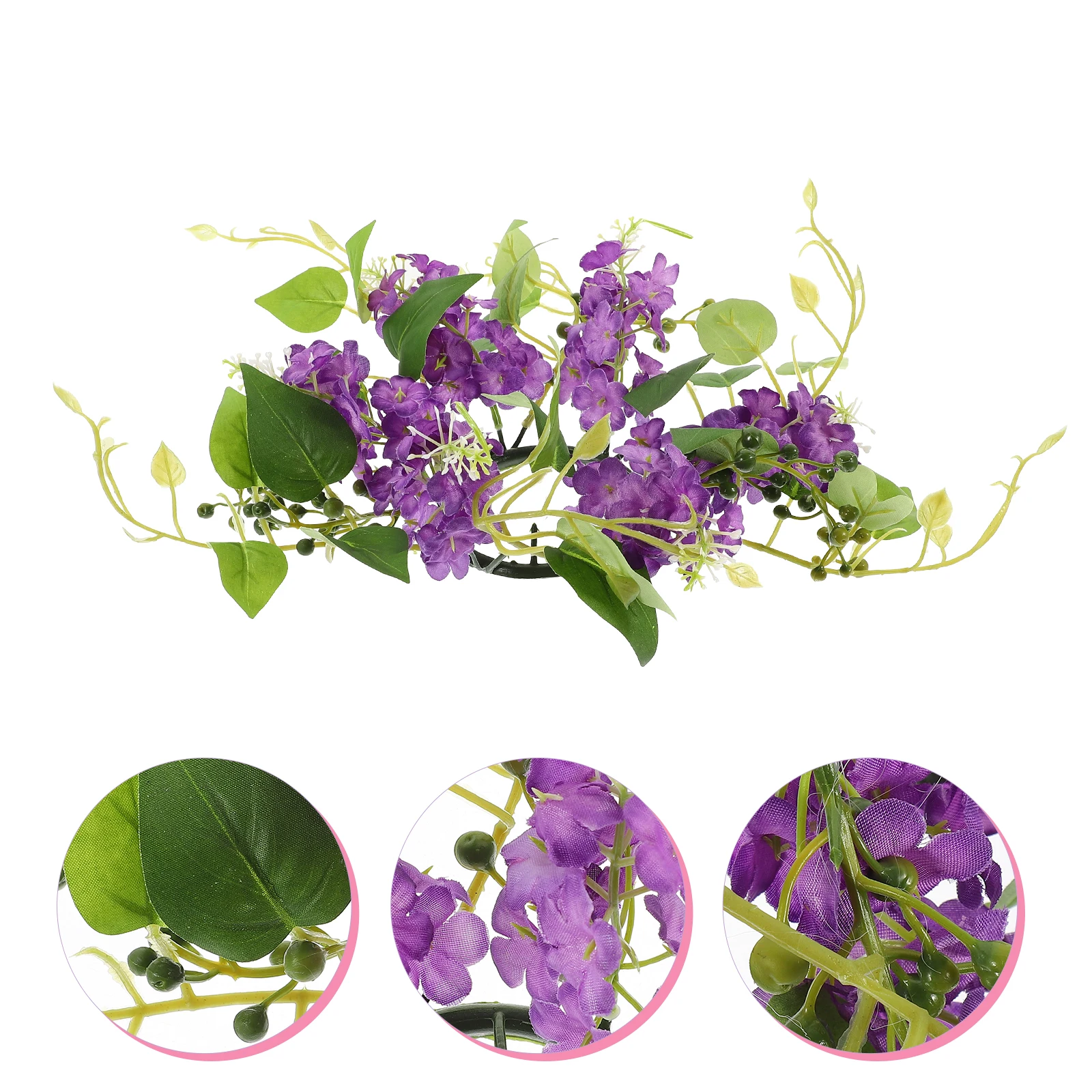 1pc Ring Wreath Artificial Decor For Wedding Party Christmas Decoration Floral Wreath Ring
1pc Ring Wreath Artificial Decor For Wedding Party Christmas Decoration Floral Wreath Ring