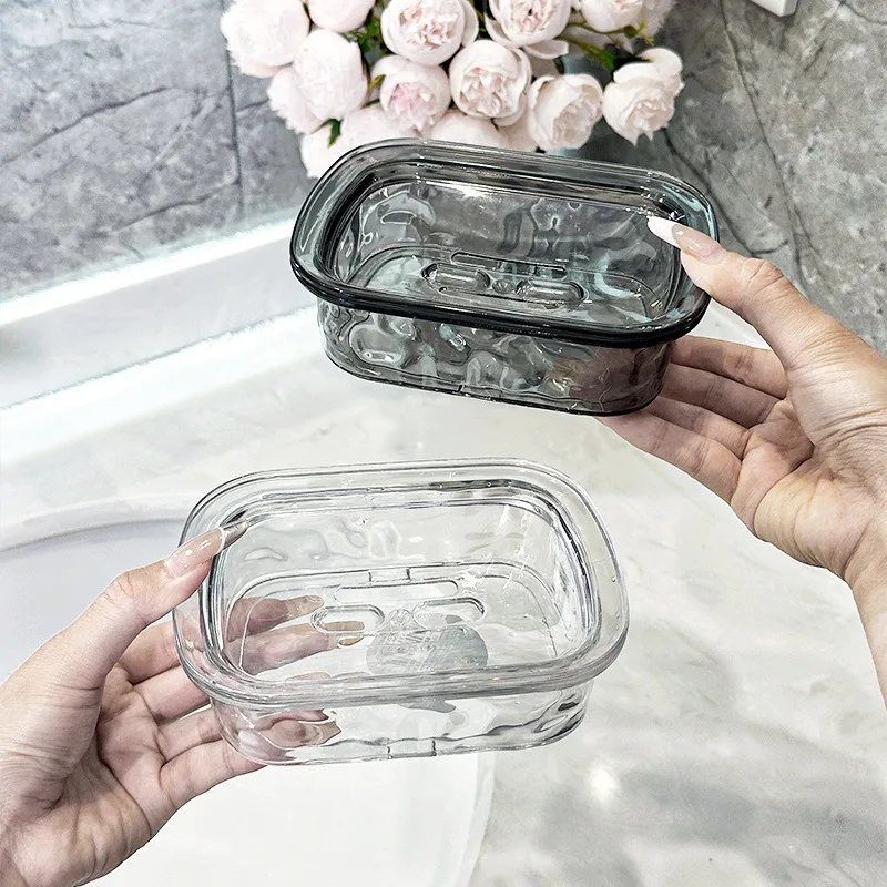 Ripple Wave Soap Dish Double Layer Drainage Soap Holder Non-Slip Bathroom Organizer Water-Resistant Shelf Quick-Dry Base
Ripple Wave Soap Dish Double Layer Drainage Soap Holder Non-Slip Bathroom Organizer Water-Resistant Shelf Quick-Dry Base