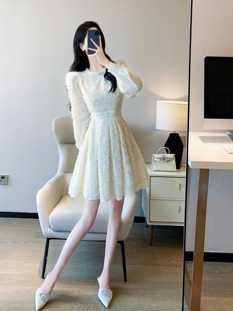 Ele Lace Dr, женская осенне-зимняя новая утягивающая юбка трапециевидной формы с высокой талией и застежкой-молнией, длинная цветная юбка све...
Ele Lace Dr, женская осенне-зимняя новая утягивающая юбка трапециевидной формы с высокой талией и застежкой-молнией, длинная цветная юбка све...