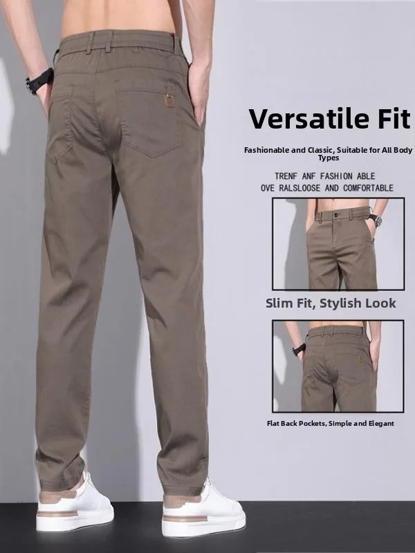 Laisel Men's Slim Fit Straight Leg Casual Pants Ice Silk Thin Summer Long Trousers Busin Versatile West Pants
Laisel Men's Slim Fit Straight Leg Casual Pants Ice Silk Thin Summer Long Trousers Busin Versatile West Pants