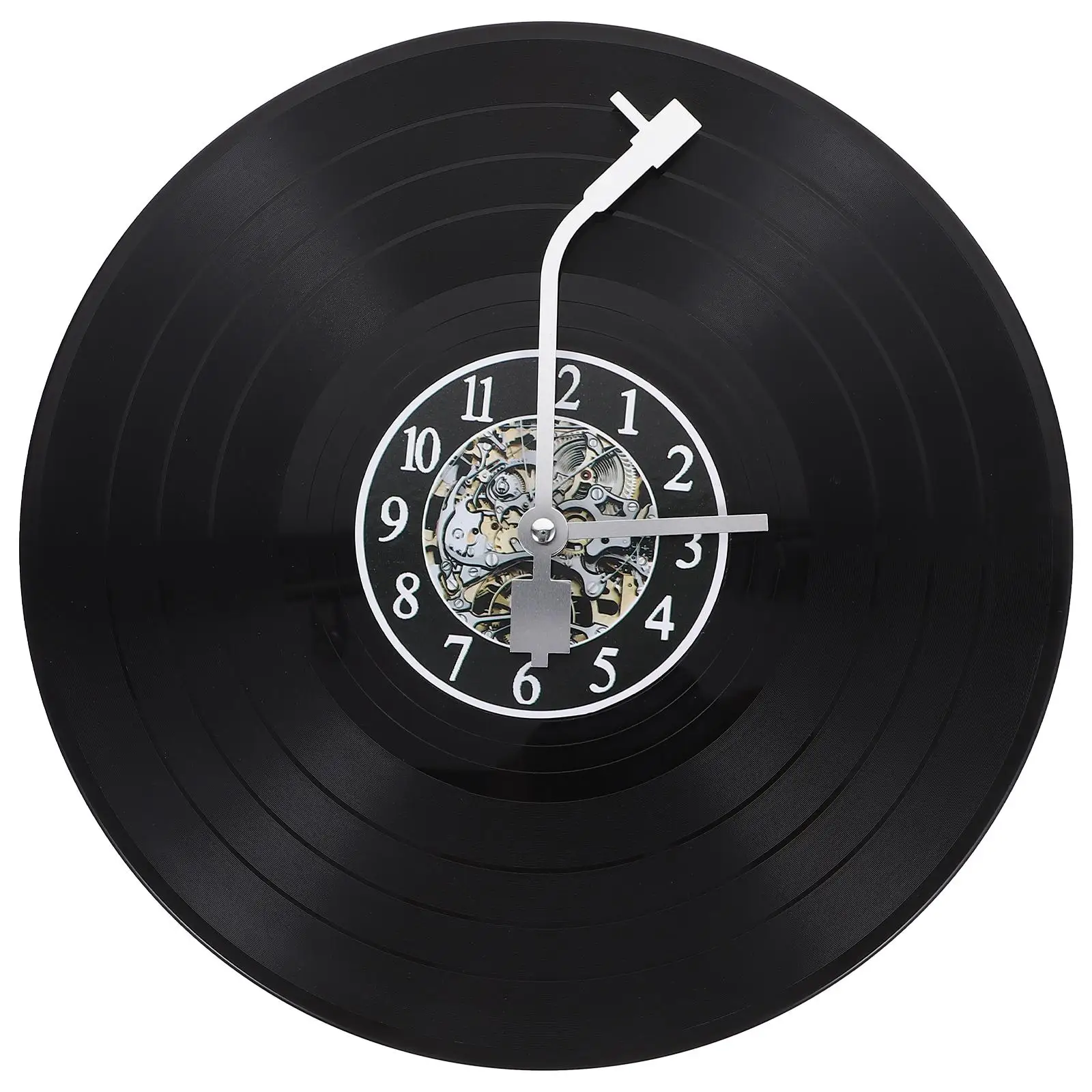 Vinyl Record Wall Clock Phonograph Style Convenient Clocks Home Decor Hanging Living Room Household
Vinyl Record Wall Clock Phonograph Style Convenient Clocks Home Decor Hanging Living Room Household