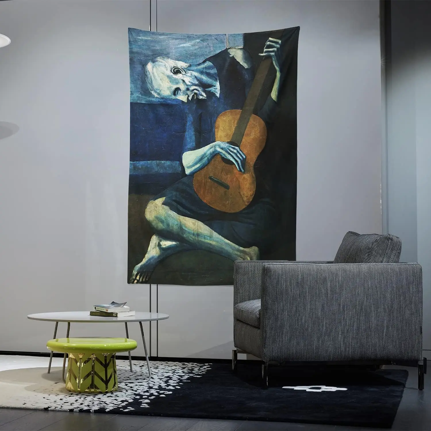 Old Guitarist Tapestries 100X150CM Polyester Wall Art Home Decorative Tapestries wall hanging
Old Guitarist Tapestries 100X150CM Polyester Wall Art Home Decorative Tapestries wall hanging