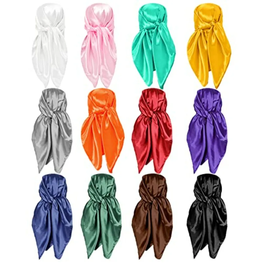 Tergy// 35" Satin Head Scarf Large Square Scarf Silk Feeling Fashion Hair Wrapping Scarves for Women Girls
Tergy// 35" Satin Head Scarf Large Square Scarf Silk Feeling Fashion Hair Wrapping Scarves for Women Girls