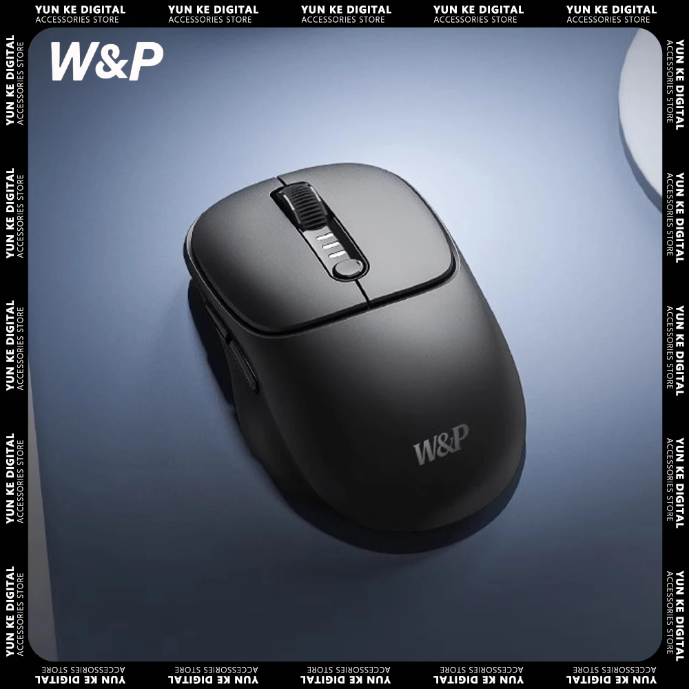 W&P Three Mode 2.4G Bluetooth Wireless Mouse PMWB03 Wireless Lightweight Ergonomics Mouse PC Accessory For Computer Gamer Gifts
W&P Three Mode 2.4G Bluetooth Wireless Mouse PMWB03 Wireless Lightweight Ergonomics Mouse PC Accessory For Computer Gamer Gifts