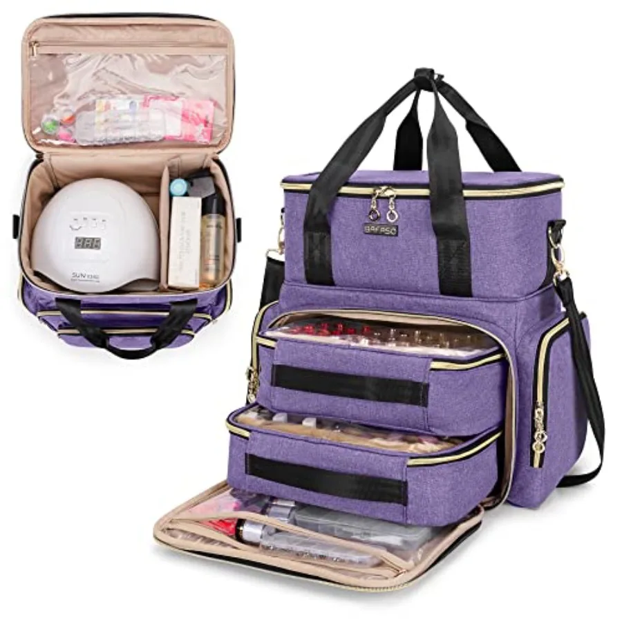 Double Layer Nail Polish Organizer Holds 70 Bottles 15ml - 0.5 fl.oz and a Nail Dryer Nail Polish Case with 2 Removable Pouches
Double Layer Nail Polish Organizer Holds 70 Bottles 15ml - 0.5 fl.oz and a Nail Dryer Nail Polish Case with 2 Removable Pouches