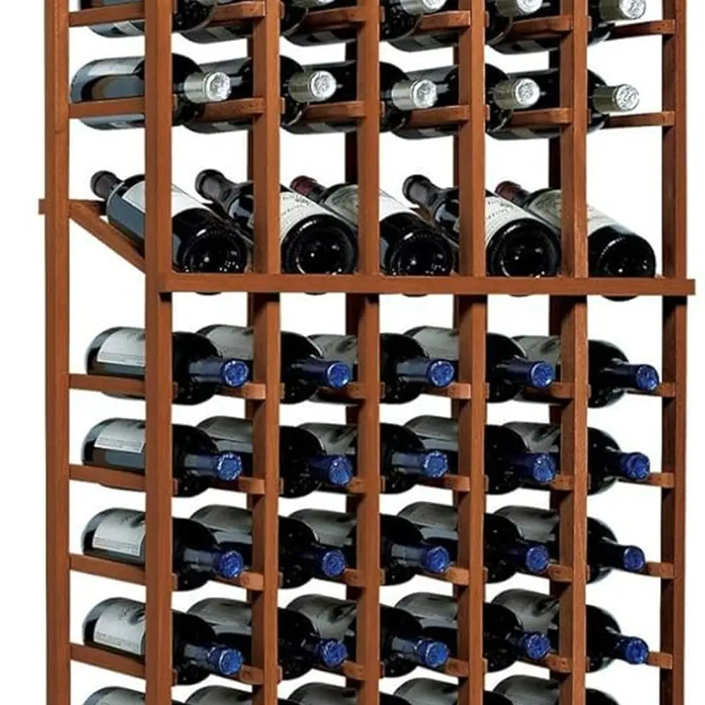 5-Column Dark Walnut Solid Mahogany 90-Bottle Wine Display Rack Kit
5-Column Dark Walnut Solid Mahogany 90-Bottle Wine Display Rack Kit