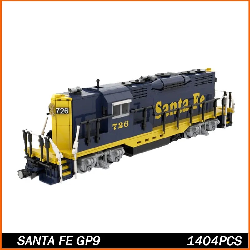 Модель городской автомобиль Moc, строительные кирпичи, Санта-Fe GP9, поезд, локомотив, модульные блоки, подарки, рождественские игрушки, наборы «сделай сам», сборка
Модель городской автомобиль Moc, строительные кирпичи, Санта-Fe GP9, поезд, локомотив, модульные блоки, подарки, рождественские игрушки, наборы «сделай сам», сборка