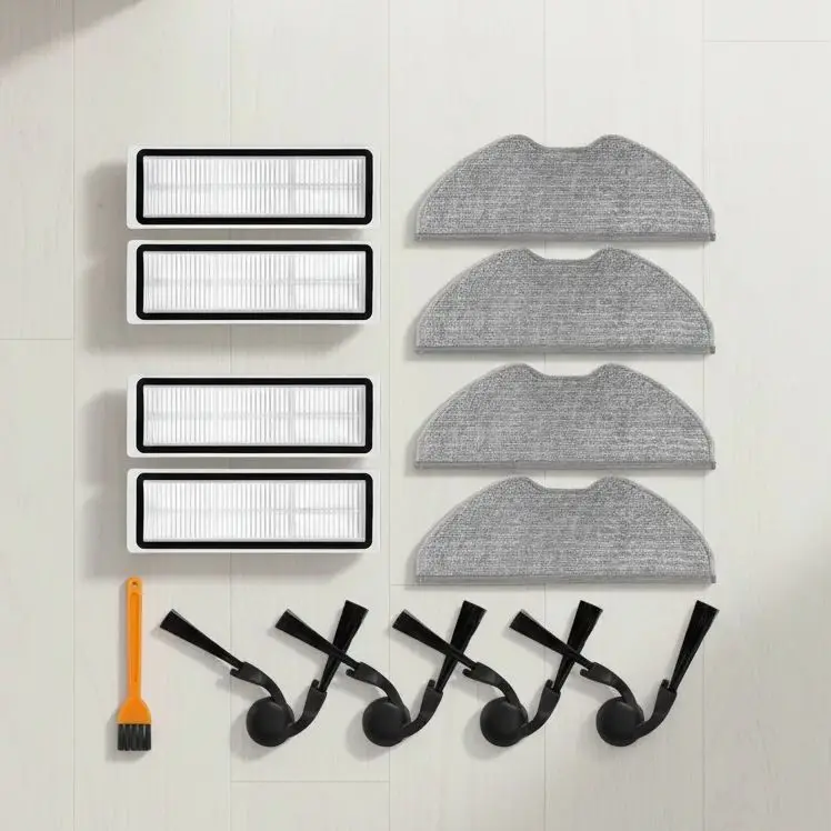 Replacement Side Brush, HEPA Filter & Mop Pad Kit Compatible For Xiaomi Robotic Vacuum Cleaner H40 OV51 Robot Sweeper Accessory
Replacement Side Brush, HEPA Filter & Mop Pad Kit Compatible For Xiaomi Robotic Vacuum Cleaner H40 OV51 Robot Sweeper Accessory